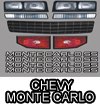 88-MC-Graphics Chevy Monte Carlo Body Graphic Kit