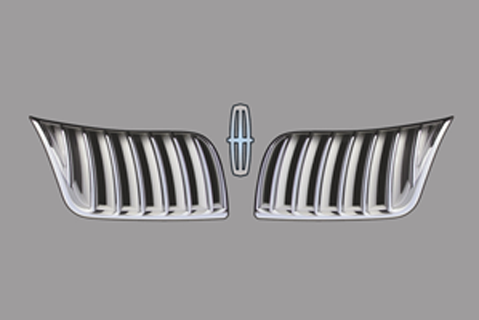 MKS-Upper-Grill-Pic Lincoln MKS Upper Grill Decal