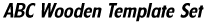 ABC Wooden Template Set